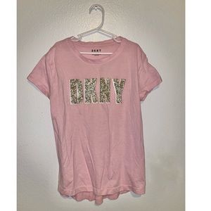 PINK DKNY KIDS TEE